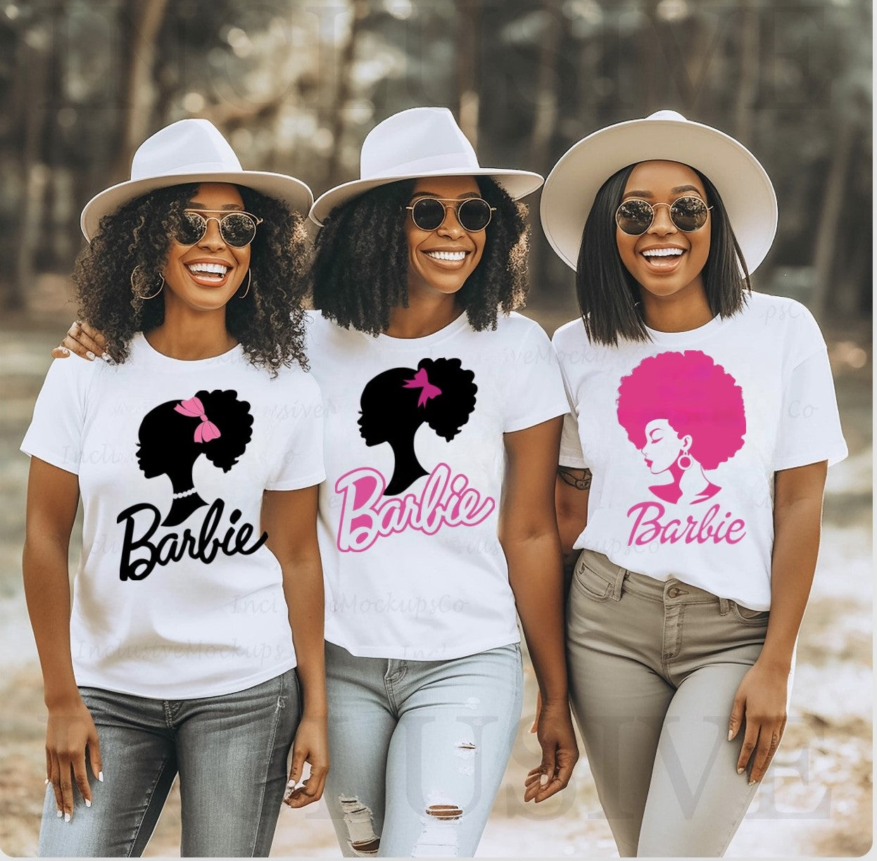 black barbie t-shirt from shimmer me