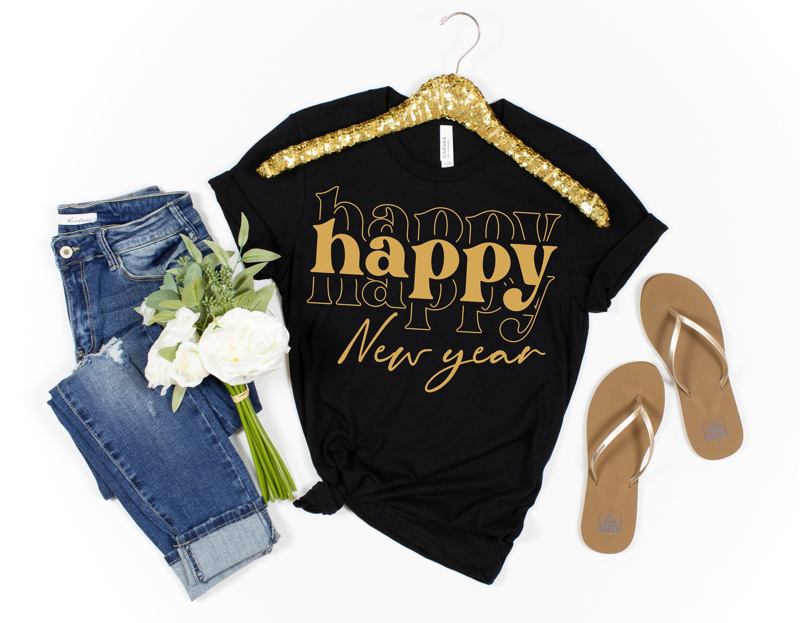 Echo Happy New Year Tee