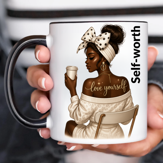 Love Yourself – Self-Worth 11oz Affirmation Mug