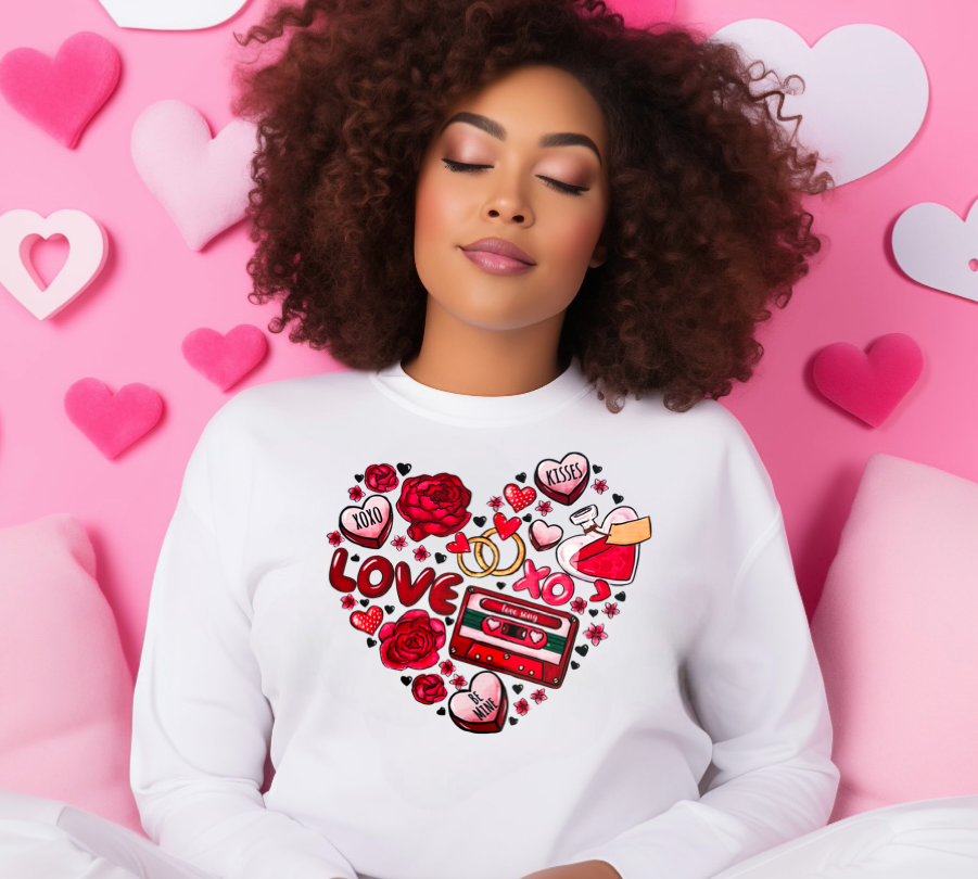 XOXO Love Kisses Be Mine  Long Sleeve T-Shirt