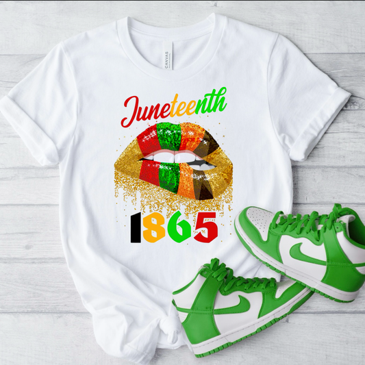 Juneteenth 1865 Lips T-Shirt