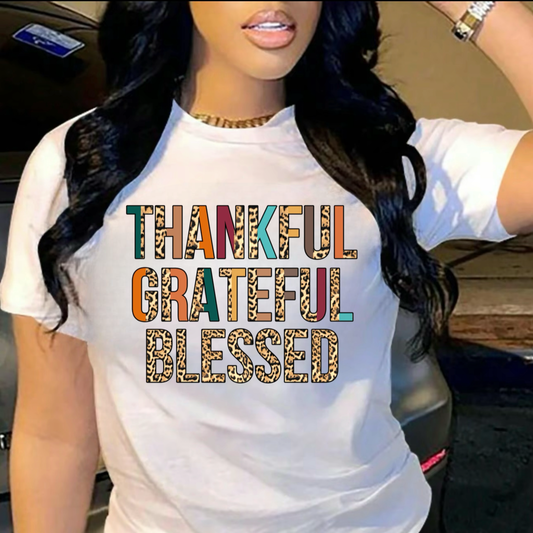 Thankful Grateful Blessed T-Shirt