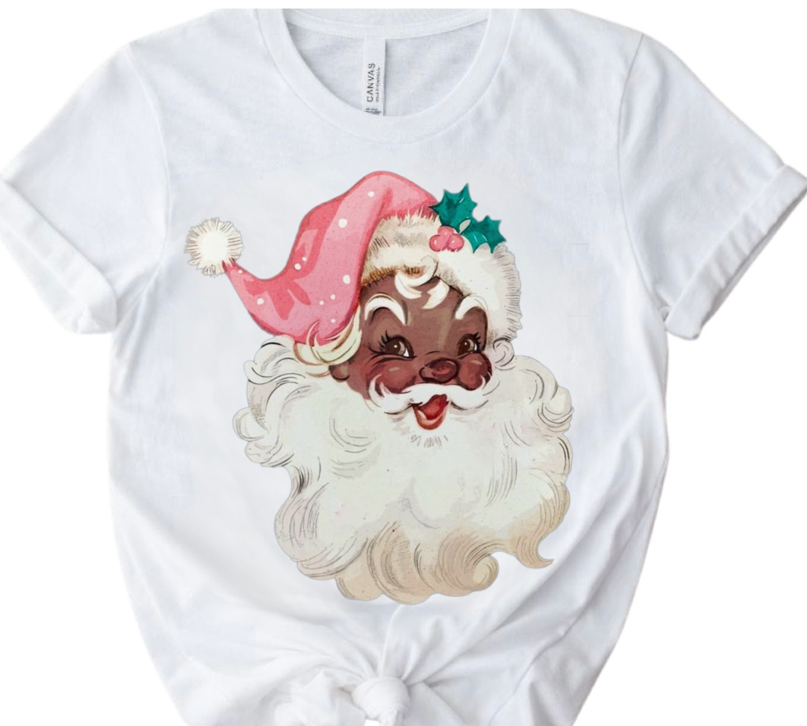 Urban Black Santa Christmas T-Shirt