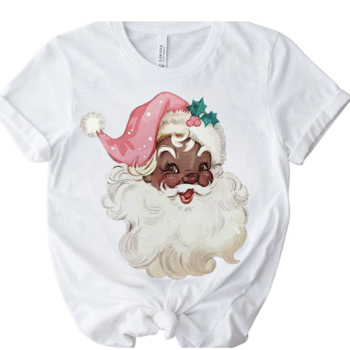 Urban Black Santa Christmas T-Shirt