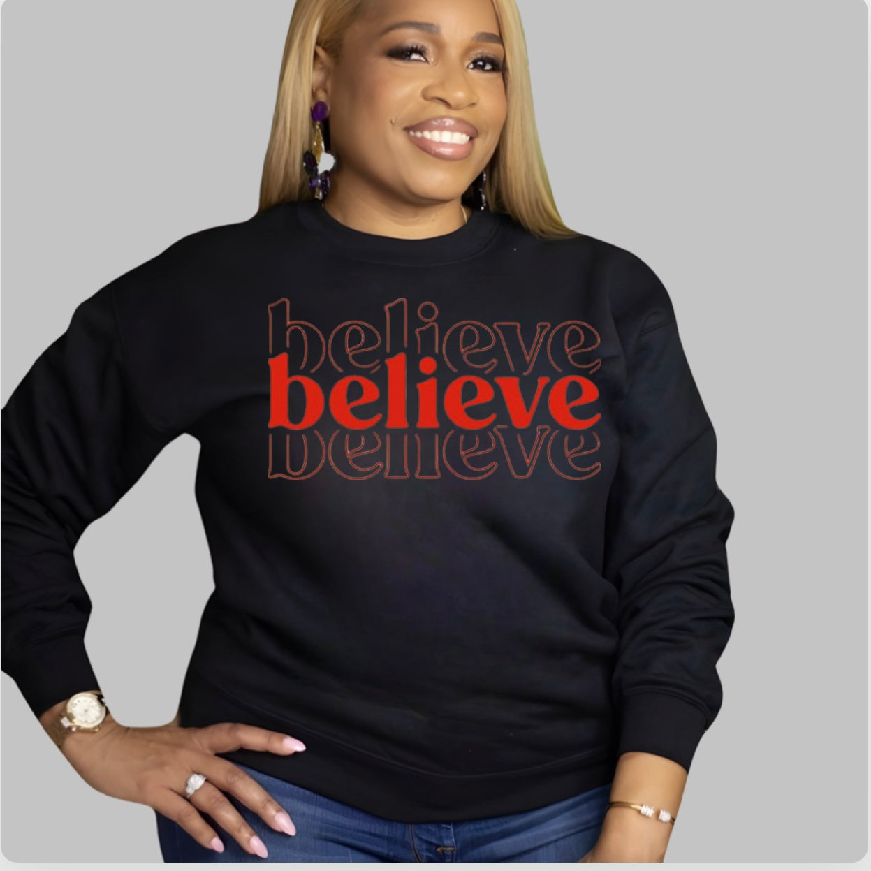 Believe Christmas  Sweatshirt