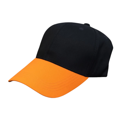 Stylish Baseball Cap – Orange and Navy