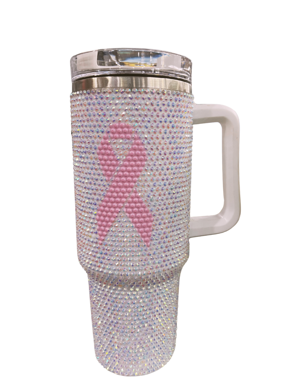 Breast Cancer Bling Tumbler