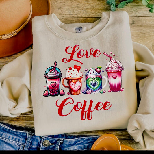 Love Coffee Sweatshirt