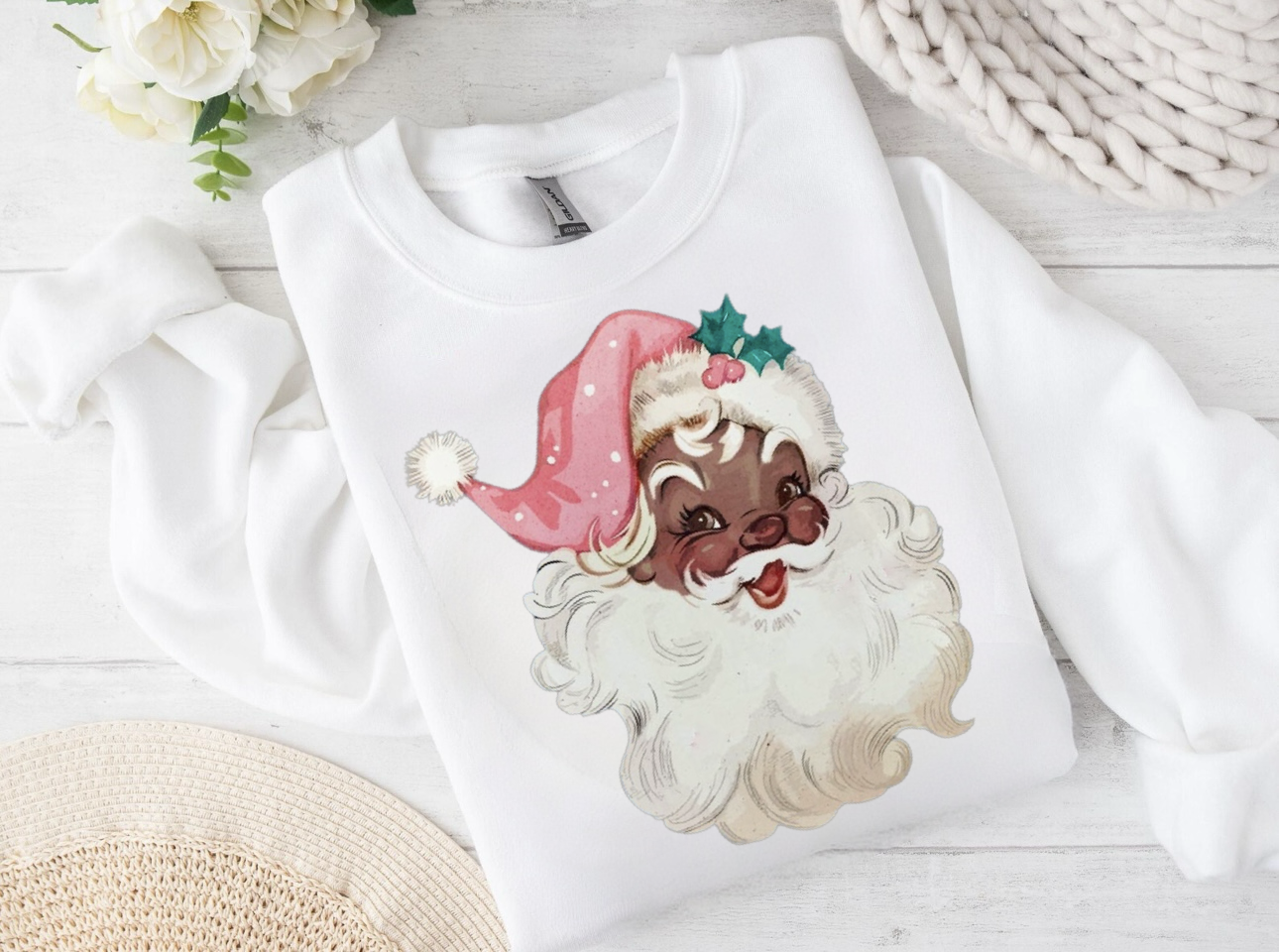 Black Santa X-Mas Sweatshirt