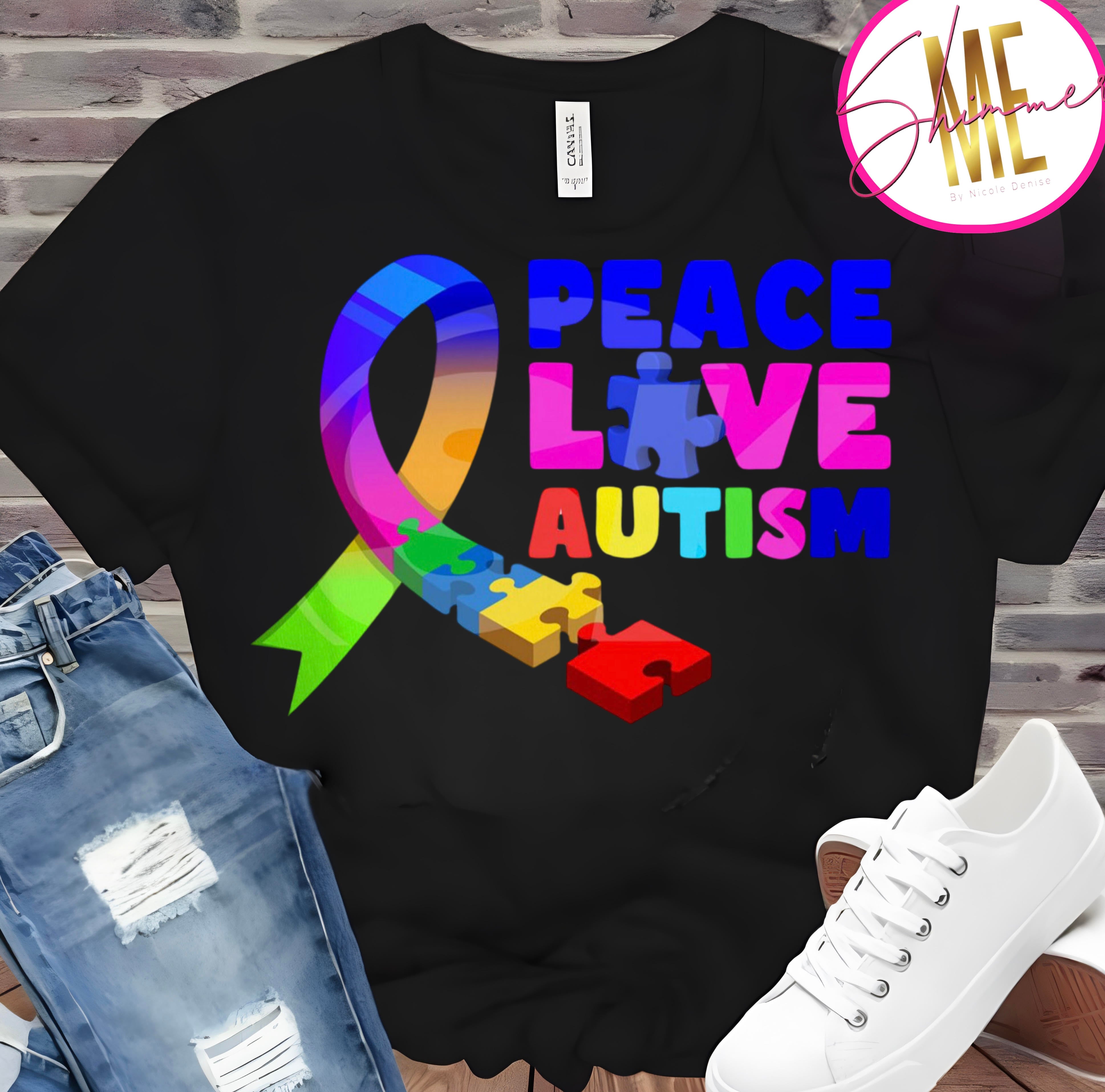 Peace Love Autism T-Shirt