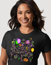 Dancing Skelton  Mardi Gras Sweatshirt