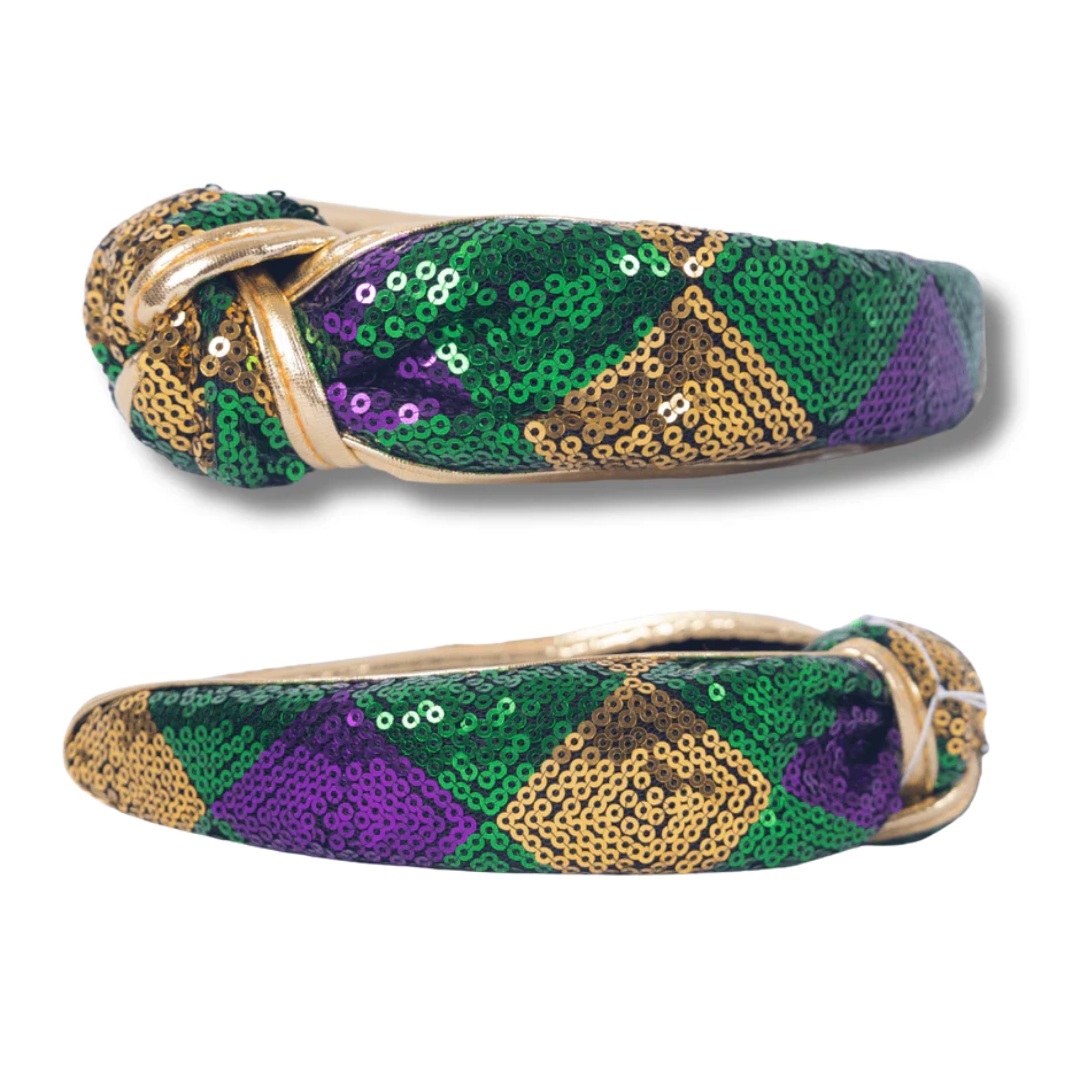 Mardi Gras Sequin Headband