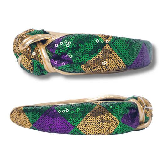 Mardi Gras Sequin Headband