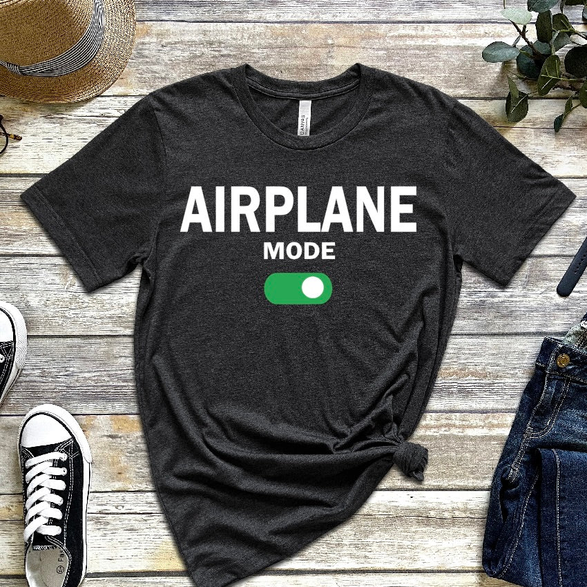 Airplane Mode T-Shirt - Shimmer Me