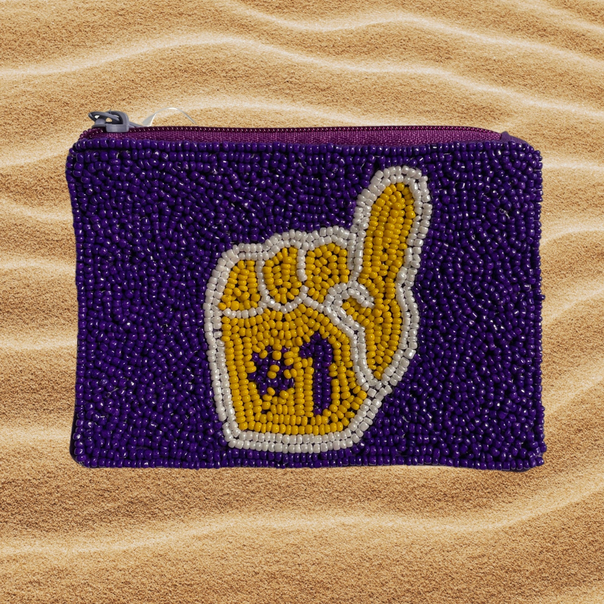Beaded Tiger Coin Pouch - Shimmer Me
