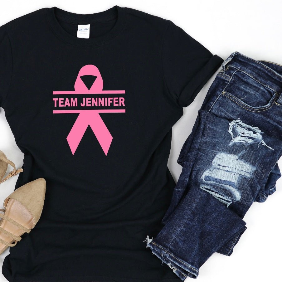 Custom Breast Cancer T-Shirt - Shimmer Me