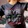 Dear Santa They're the naughty ones Christmas t-shirt - Shimmer Me