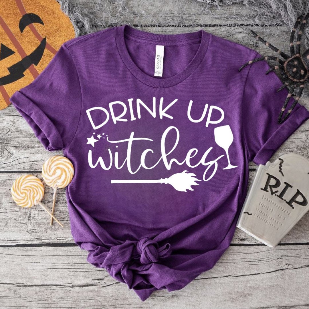 Drink Up Witches T-Shirt - Shimmer Me