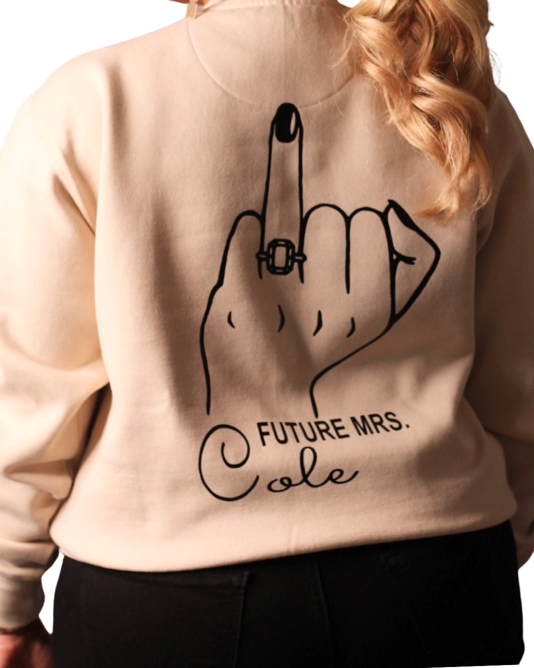 Future Mrs Sweatshirt - Shimmer Me