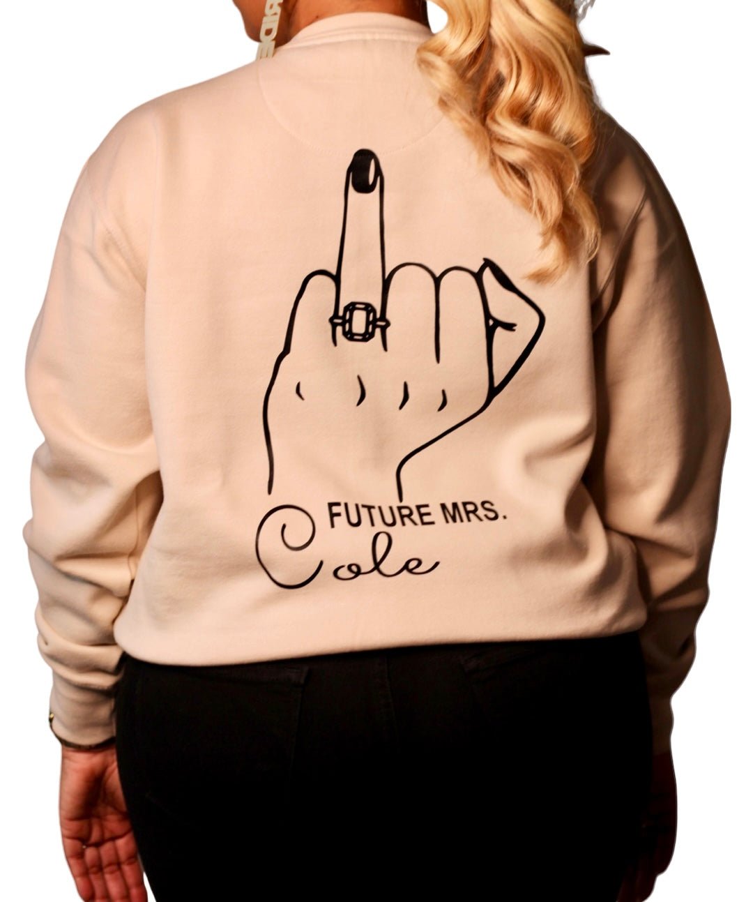 Future Mrs Sweatshirt - Shimmer Me