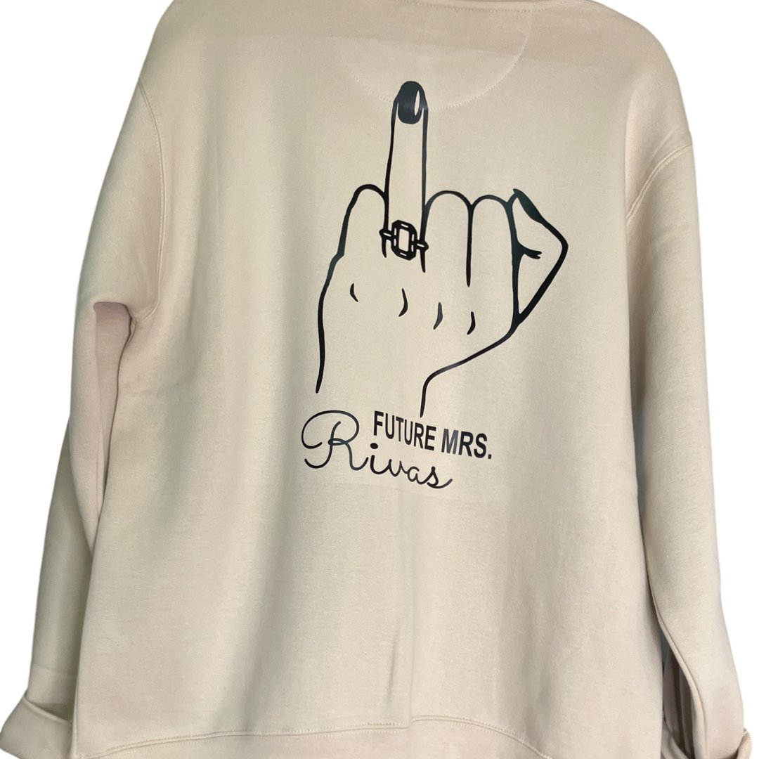 Future Mrs Sweatshirt - Shimmer Me