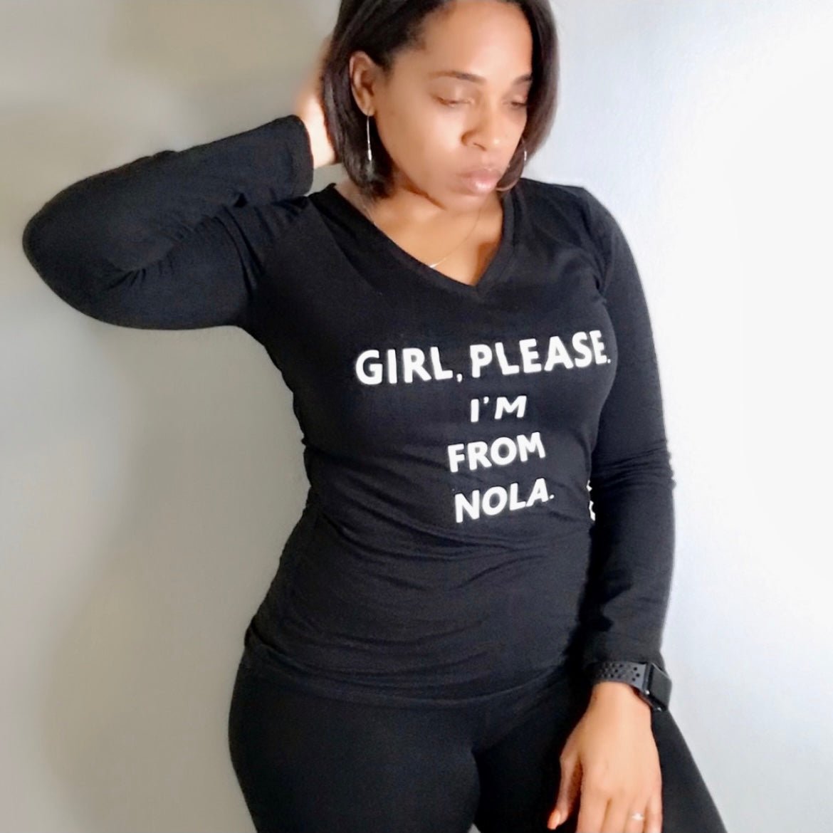 Girl Please I’m From NOLA Graphic T-Shirt - Shimmer Me