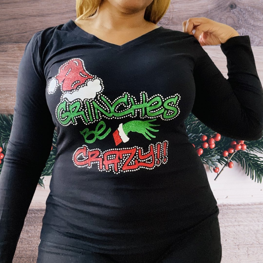 Grinches be crazy Christmas t-shirt - Shimmer Me
