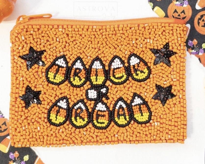 Halloween Beaded Coin Pouches - Shimmer Me