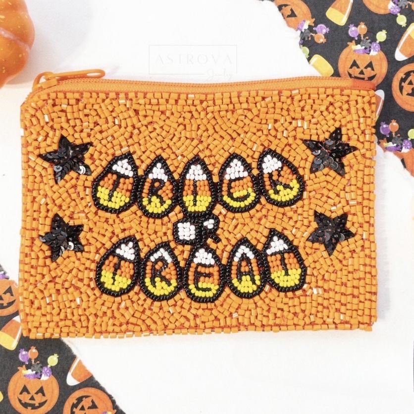 Halloween Beaded Coin Pouches - Shimmer Me