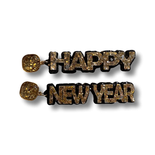 Happy New Years Earrings - Shimmer Me