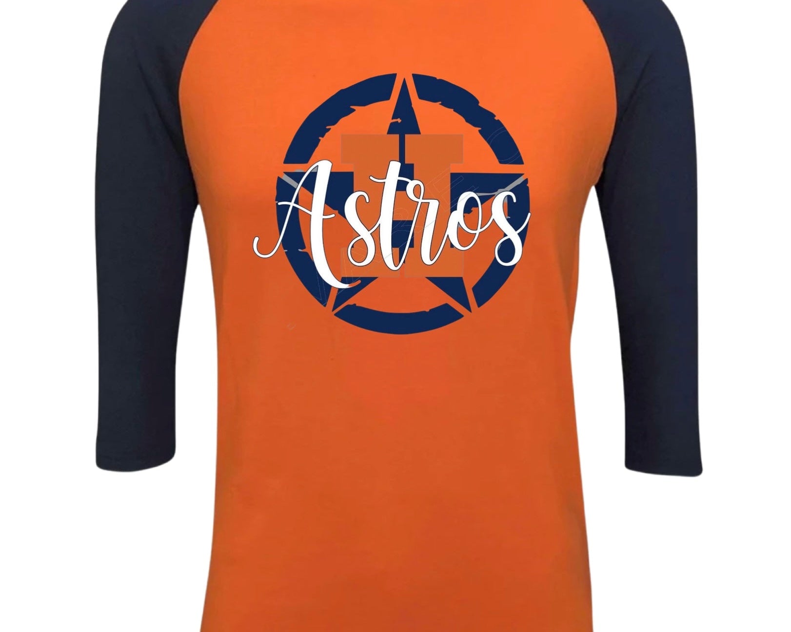 Houston Astros Raglan T-Shirt - Shimmer Me