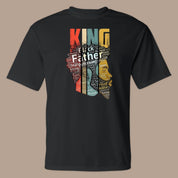 King Black Father T-Shirt - Shimmer Me