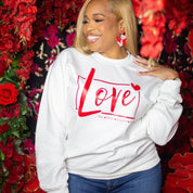 Love All Day Every Day Valentine Sweatshirt - Shimmer Me