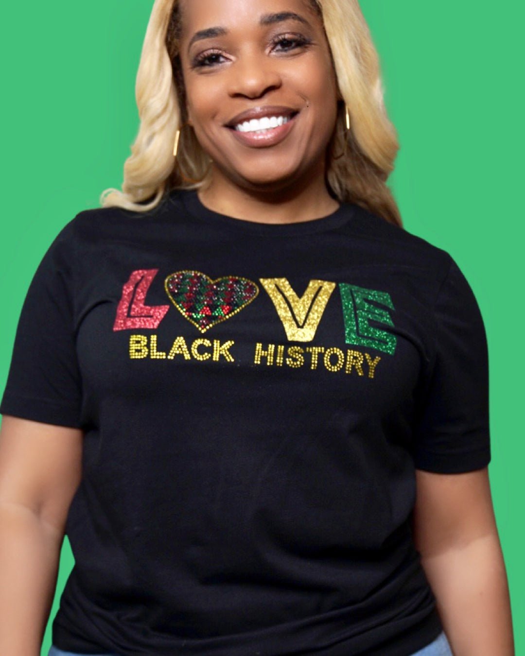 LOVE BLACK HISTORY T-SHIRT - Shimmer Me
