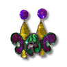 Mardi Gras Sequin Earrings - Shimmer Me