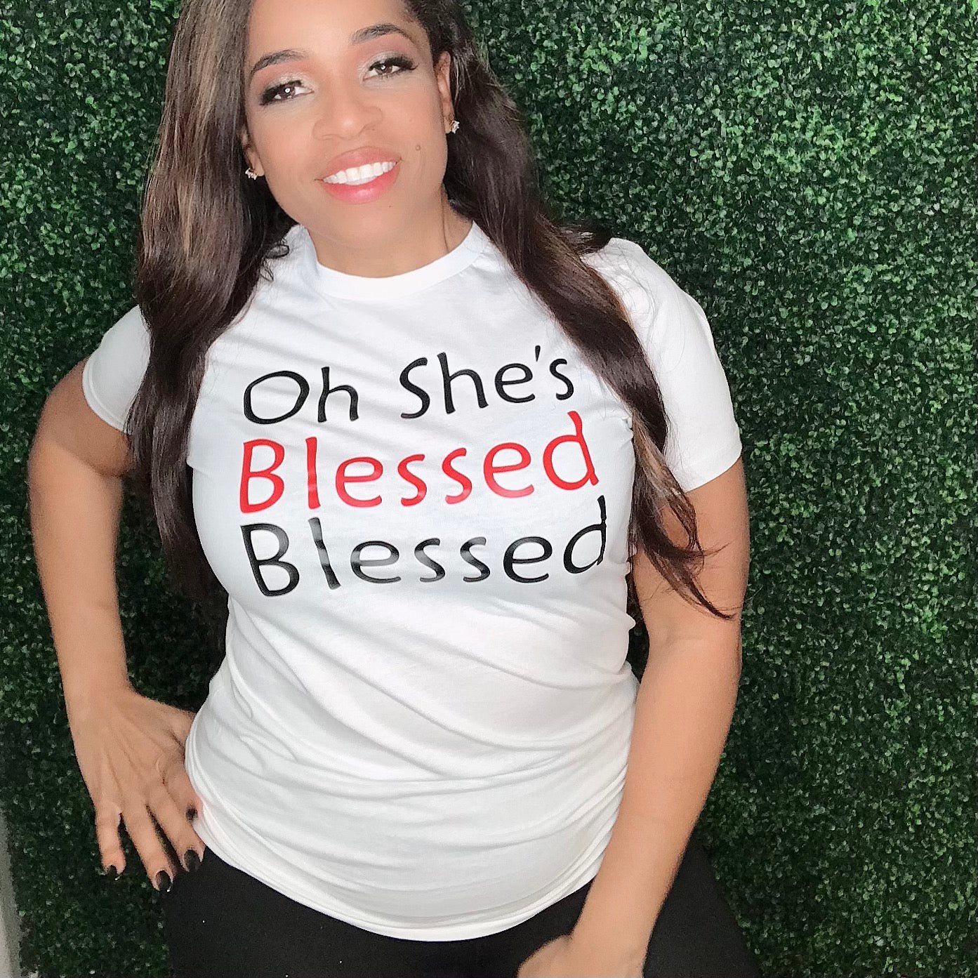 Oh She's Blessed Blessed T-Shirt - Shimmer Me