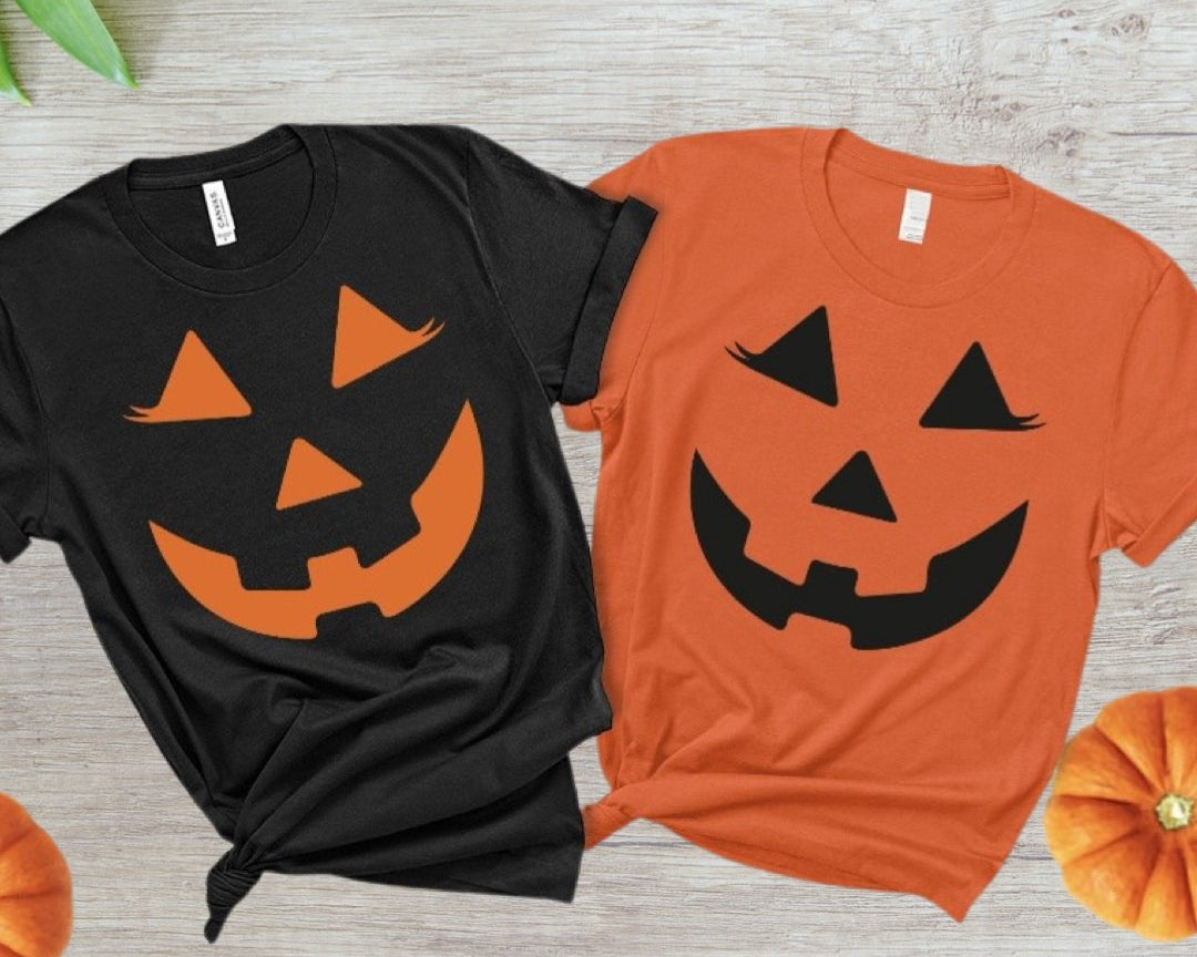 Pumpkin Halloween T-Shirt - Shimmer Me