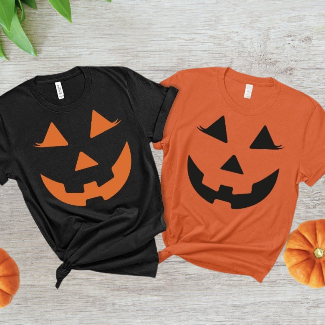 Pumpkin Halloween T-Shirt - Shimmer Me