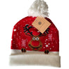 Reindeer Knit Christmas Beanie - Shimmer Me