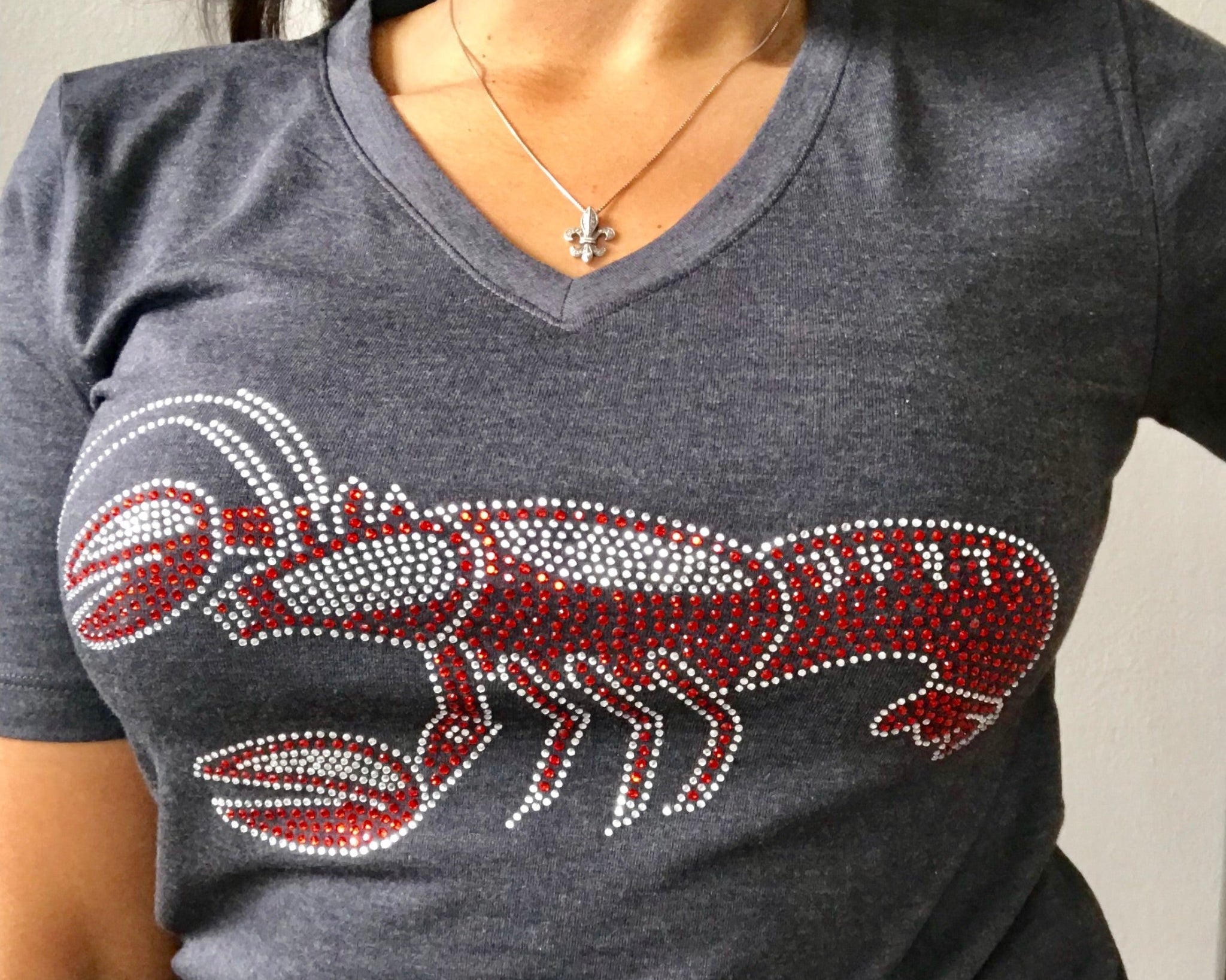 Rhinestone Crawfish T-Shirt - Shimmer Me