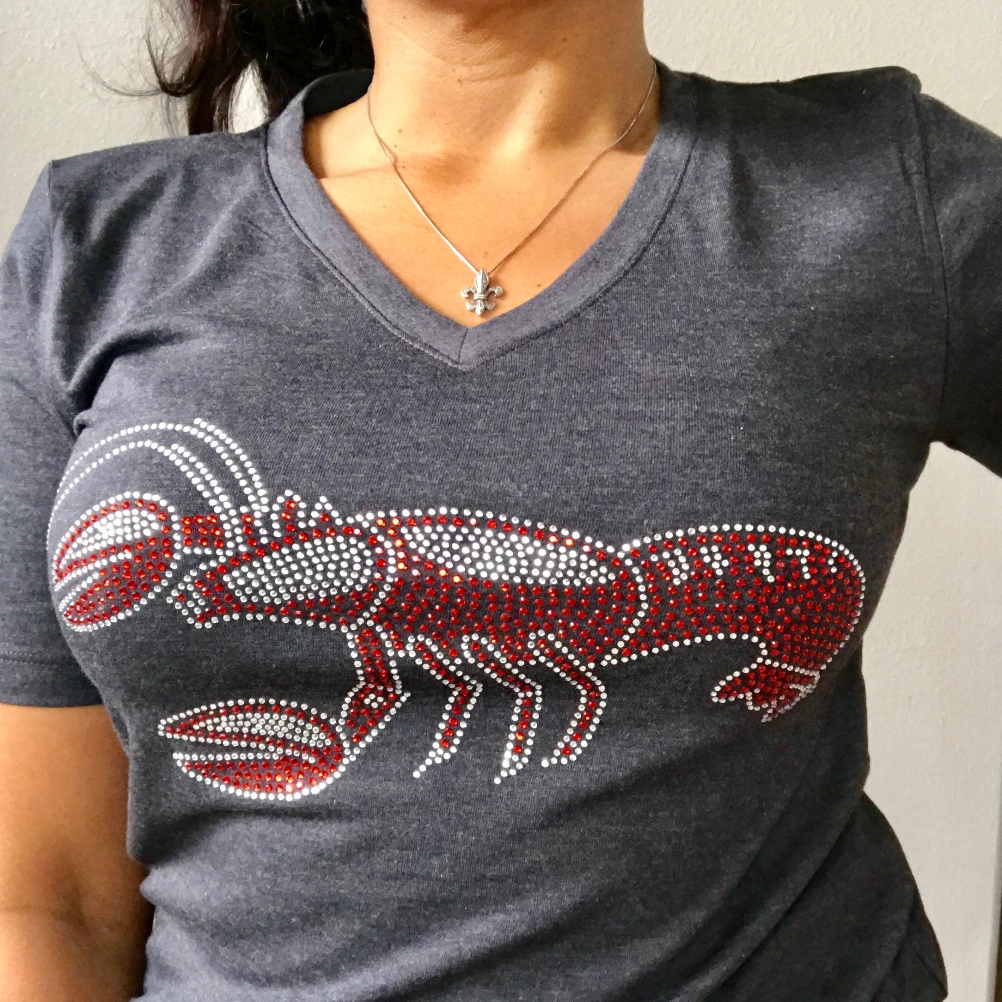 Rhinestone Crawfish T-Shirt - Shimmer Me