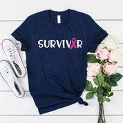 Survivor Breast Cancer T-Shirt - Shimmer Me