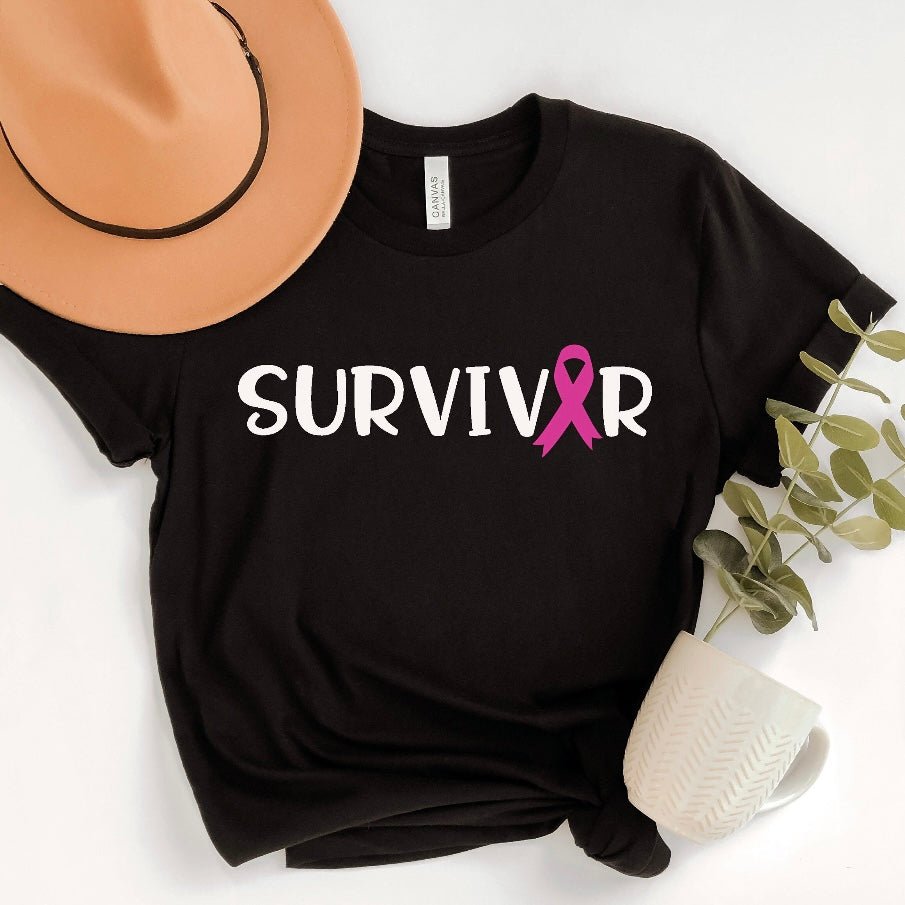 Survivor Breast Cancer T-Shirt - Shimmer Me