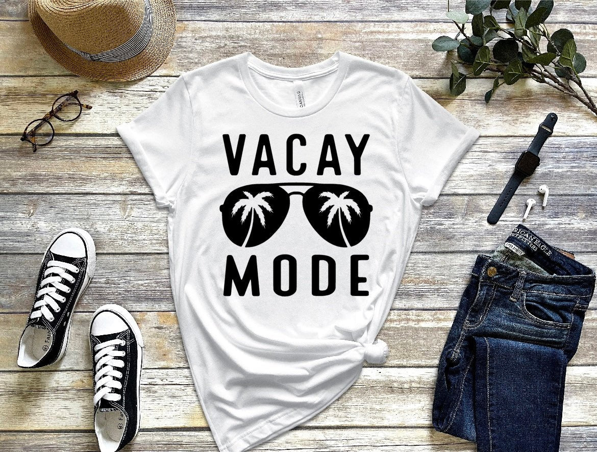 Vacay Mode T-Shirt - Shimmer Me